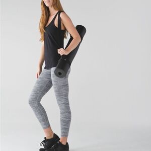 Lululemon High Times Pant in Space Dye Camo Seal Grey Deep Coal Leggings